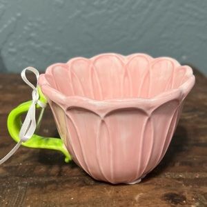 NWT Cute Pink Flower Mug by LANG